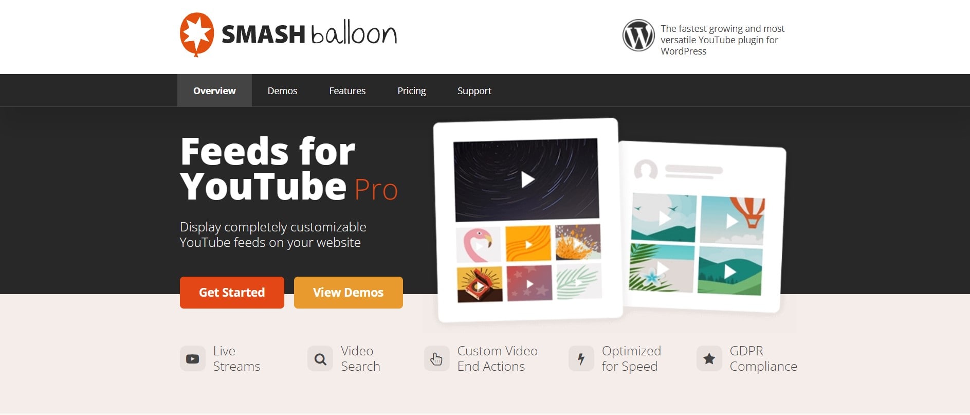 افزونه Smash Balloon YouTube Feeds یک افزونه برای نمایش پادکست در سایت به صورت صوتی و ویدیویی